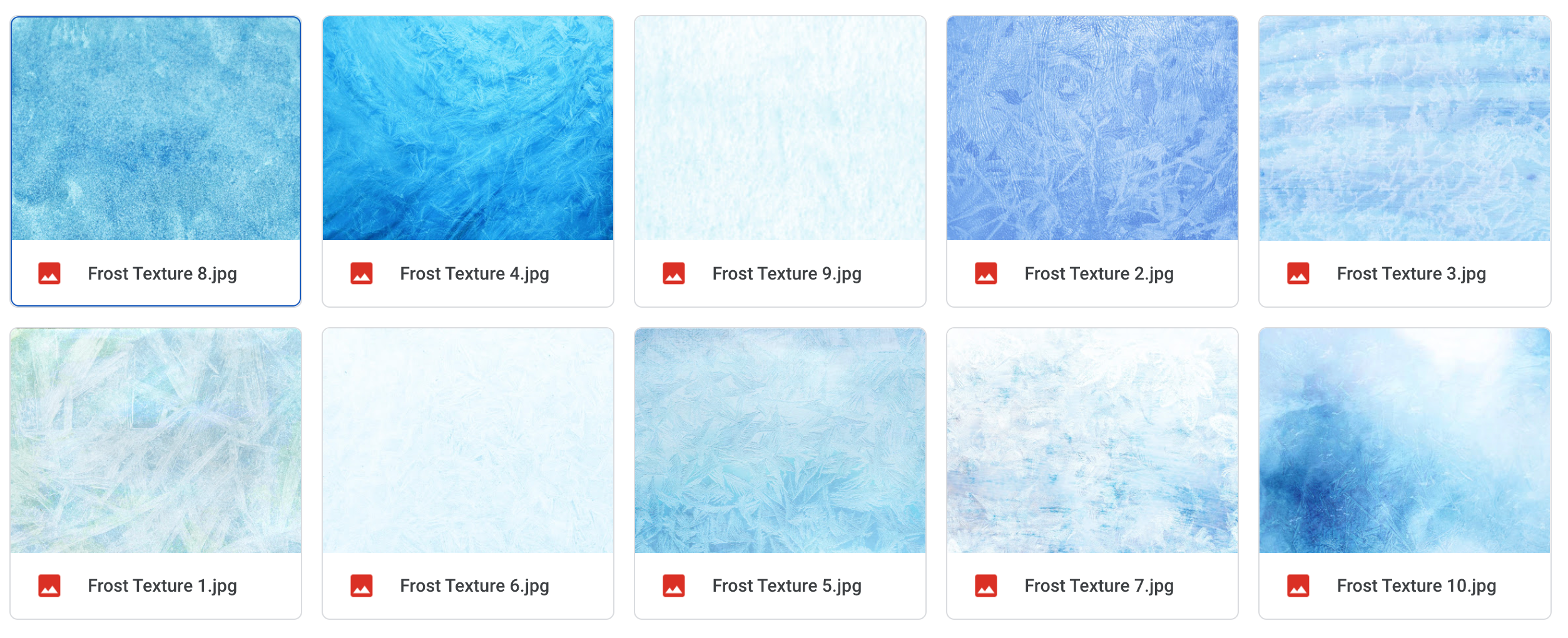 Magical Frost Textures