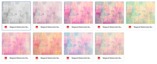 Magical Watercolor World Textures - Meg Bitton Productions