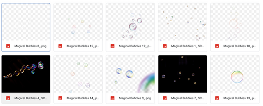 Magical Bubbles Overlays - Meg Bitton Productions