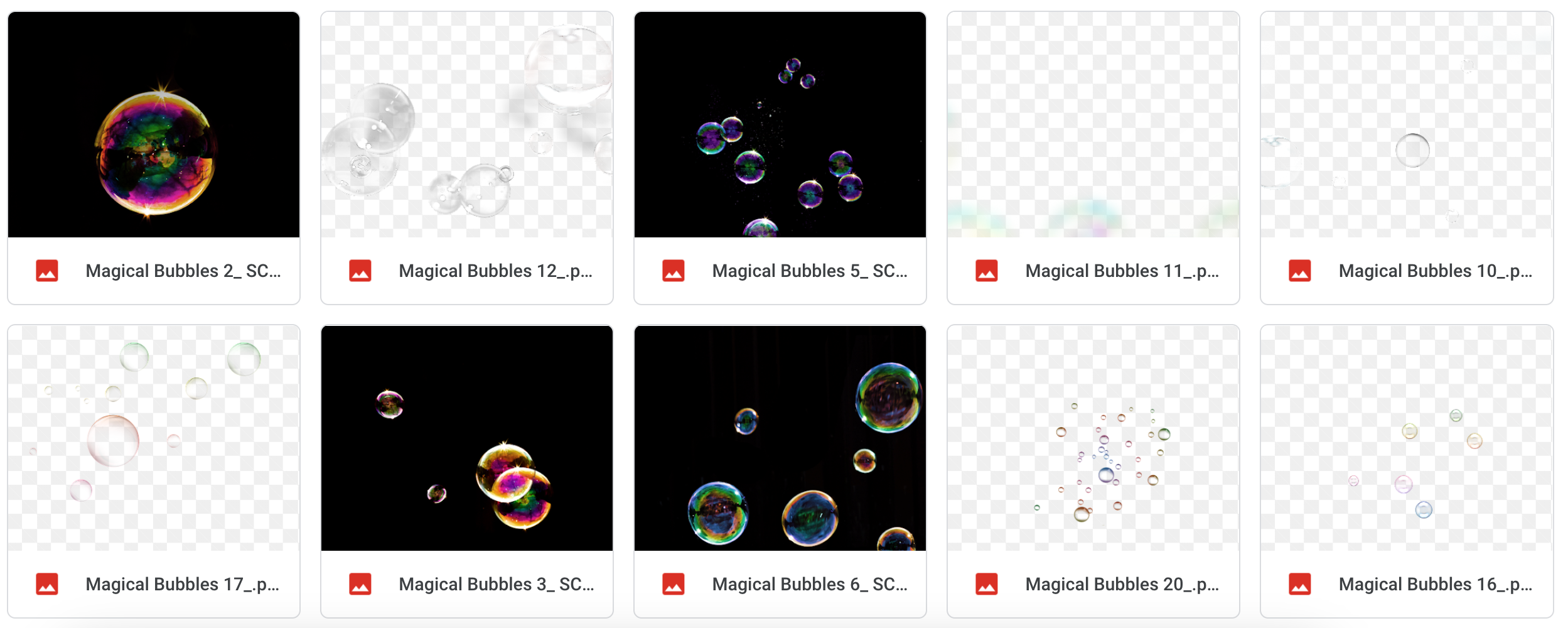 Magical Bubbles Overlays - Meg Bitton Productions