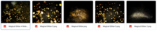Magical Glitter Overlays - Meg Bitton Productions