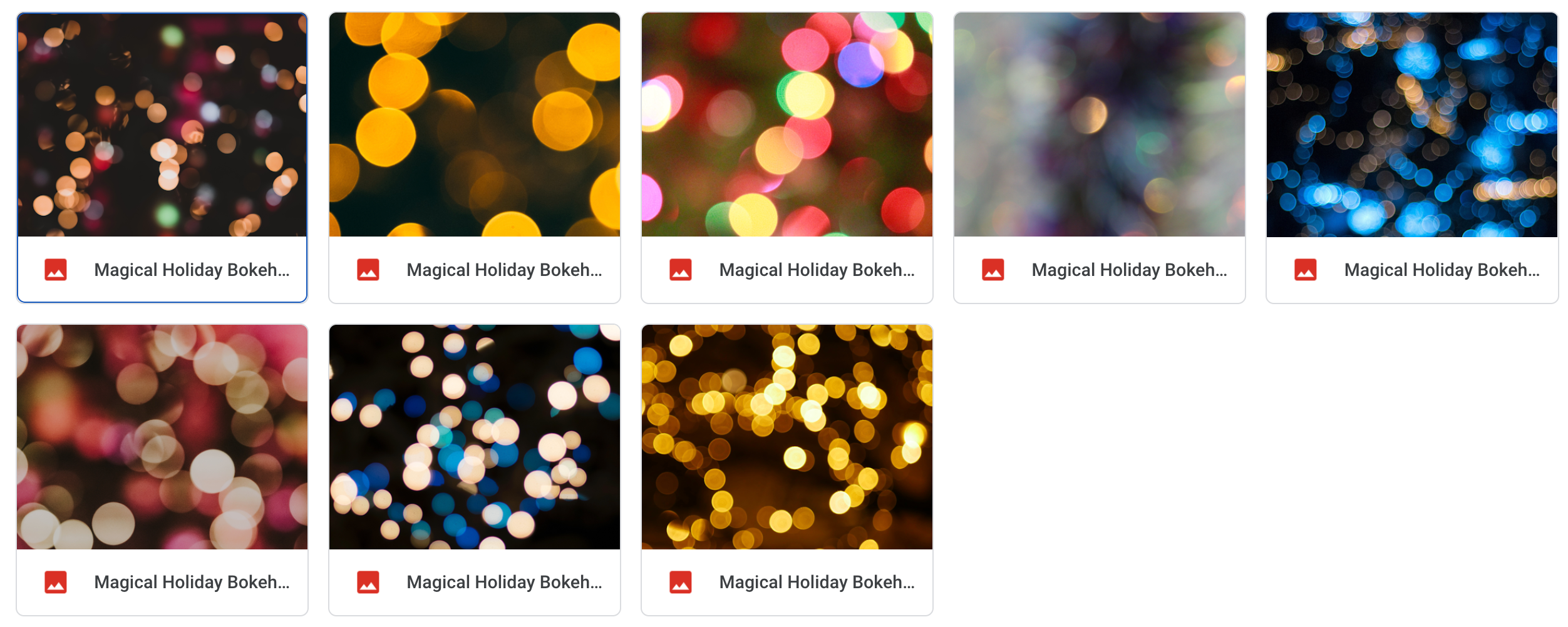 Magical Holiday Bokeh - Meg Bitton Productions