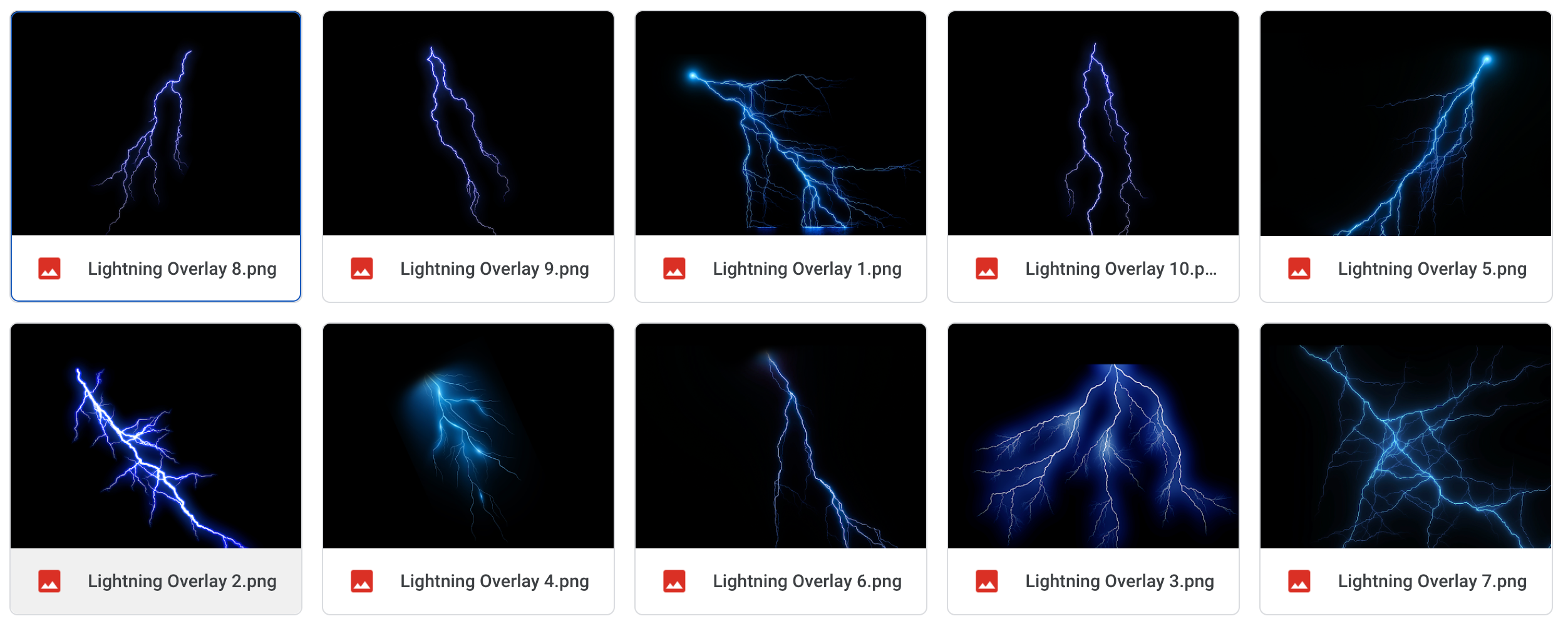 Magical Lightning Overlays - Meg Bitton Productions