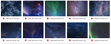 Magical Midnight Skies Overlays - Meg Bitton Productions