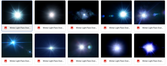 Magical Winter Light Flares - Meg Bitton Productions