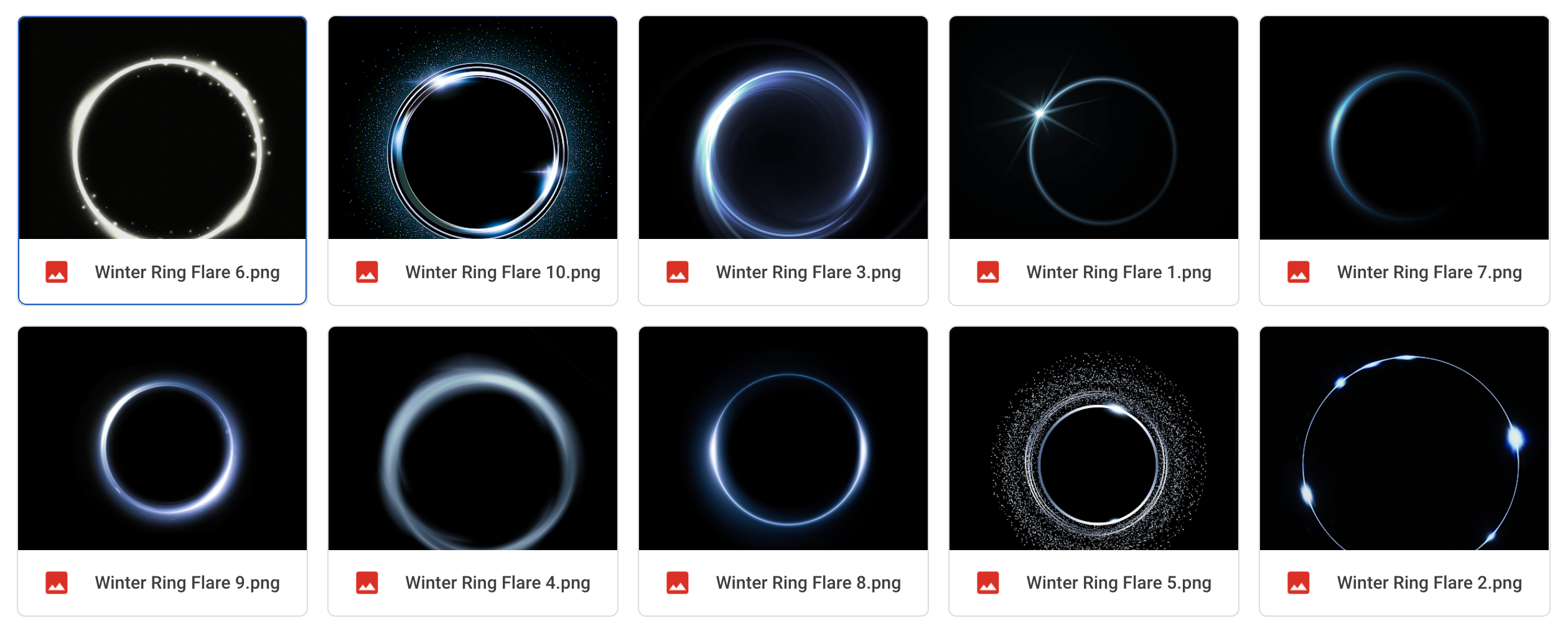 Magical Winter Ring Flares - Meg Bitton Productions