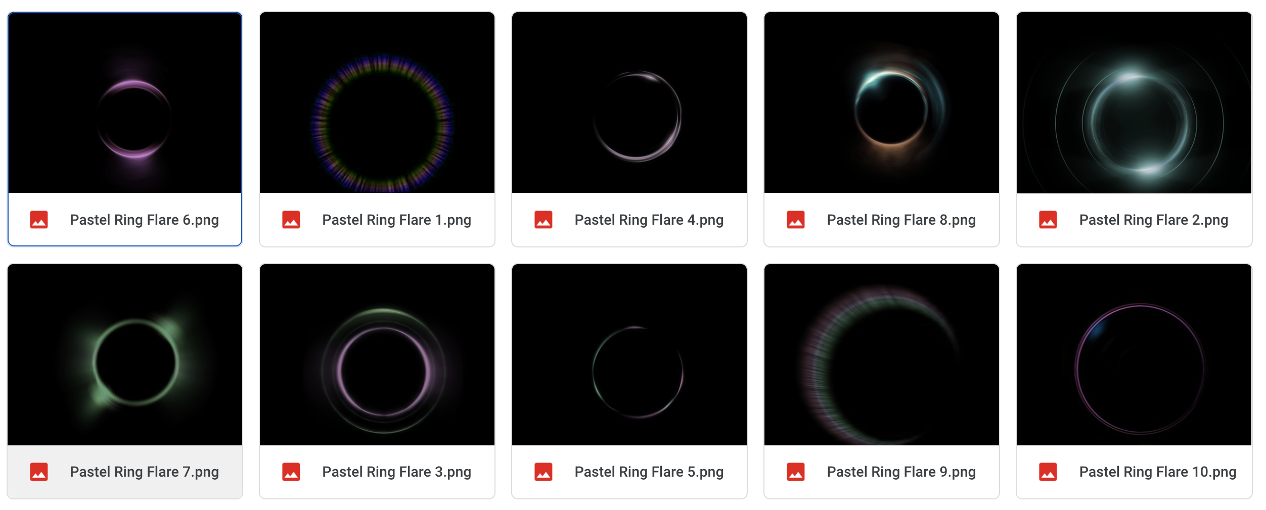 Magical Pastel Ring Flares - Meg Bitton Productions
