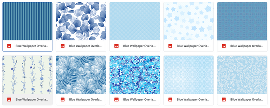 Magical Blue Wallpaper - Meg Bitton Productions