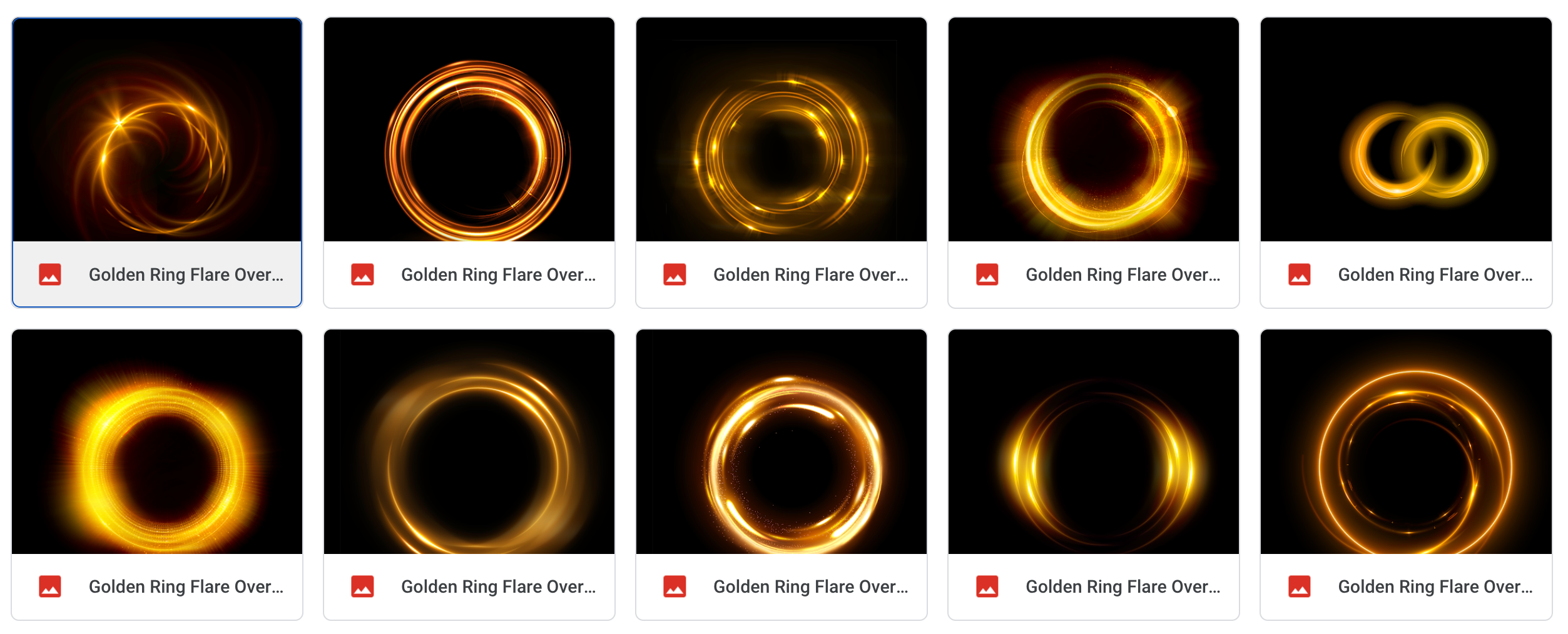 Magical Golden Ring Flares - Meg Bitton Productions