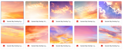 Magical Colorful Sunset Skies - Meg Bitton Productions