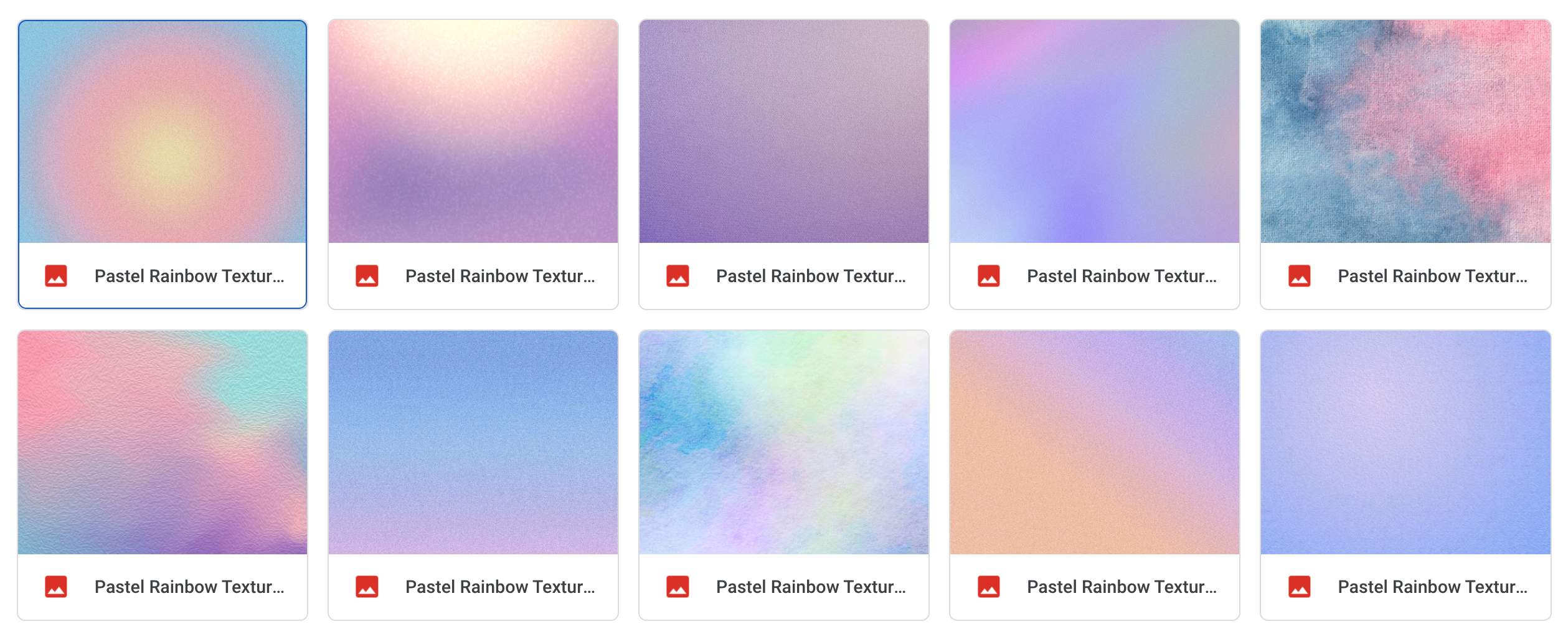 Magical Pastel Rainbow Textures - Meg Bitton Productions