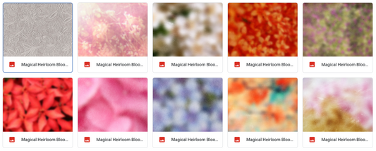 Magical Heirloom Blooms Textures - Meg Bitton Productions