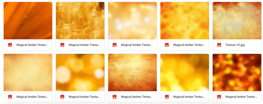 Magical Amber Textures - Meg Bitton Productions