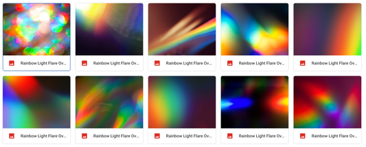 Magical Rainbow Light Flares - Meg Bitton Productions