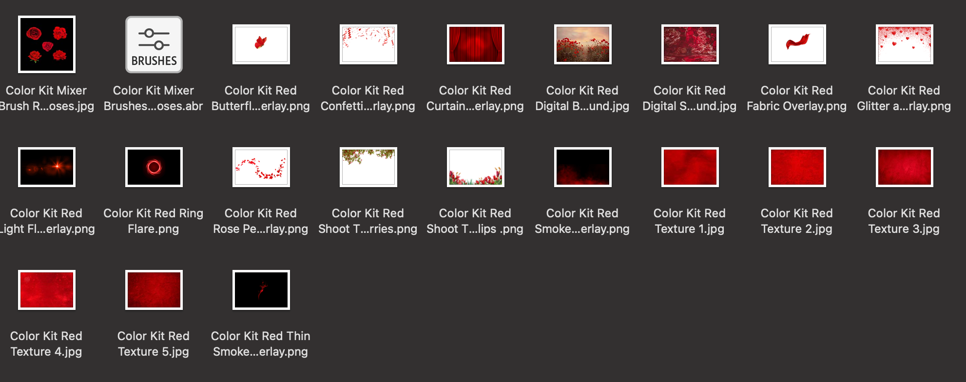 Red Color Toolkit - Meg Bitton Productions