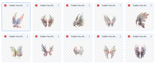 Magical Fairy Toddler Wings - Meg Bitton Productions