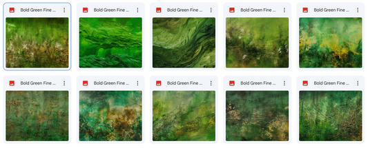 Magical Bold Green Fine Art Textures - Meg Bitton Productions