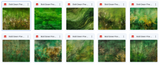 Magical Bold Green Fine Art Textures - Meg Bitton Productions