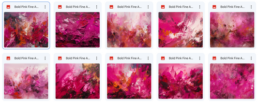 Magical Bold Pink Fine Art Textures - Meg Bitton Productions