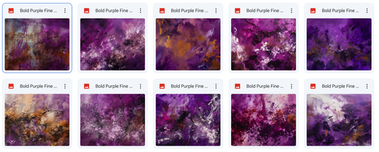 Magical Bold Purple Fine Art Textures - Meg Bitton Productions