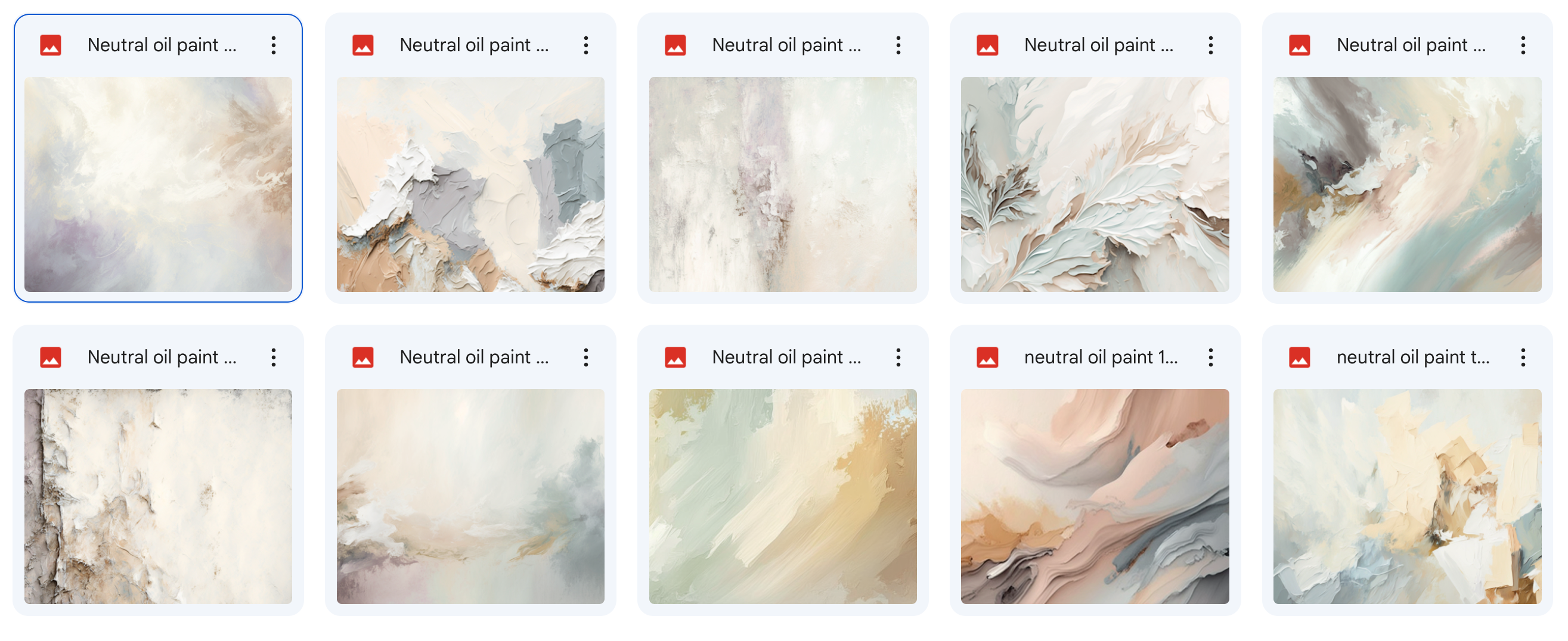 Magical Neutral Tone Oil Paint Textures - Meg Bitton Productions