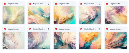 Magical Gentle Oil Paint Textures - Meg Bitton Productions
