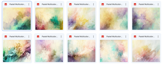 Magical Pastel Multicolor Textures - Meg Bitton Productions
