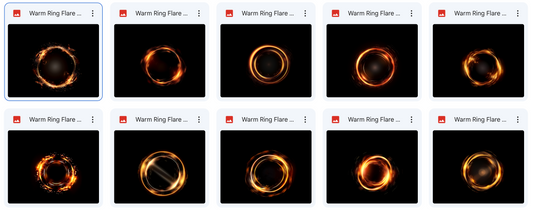 Magical Warm Ring Flares - Meg Bitton Productions
