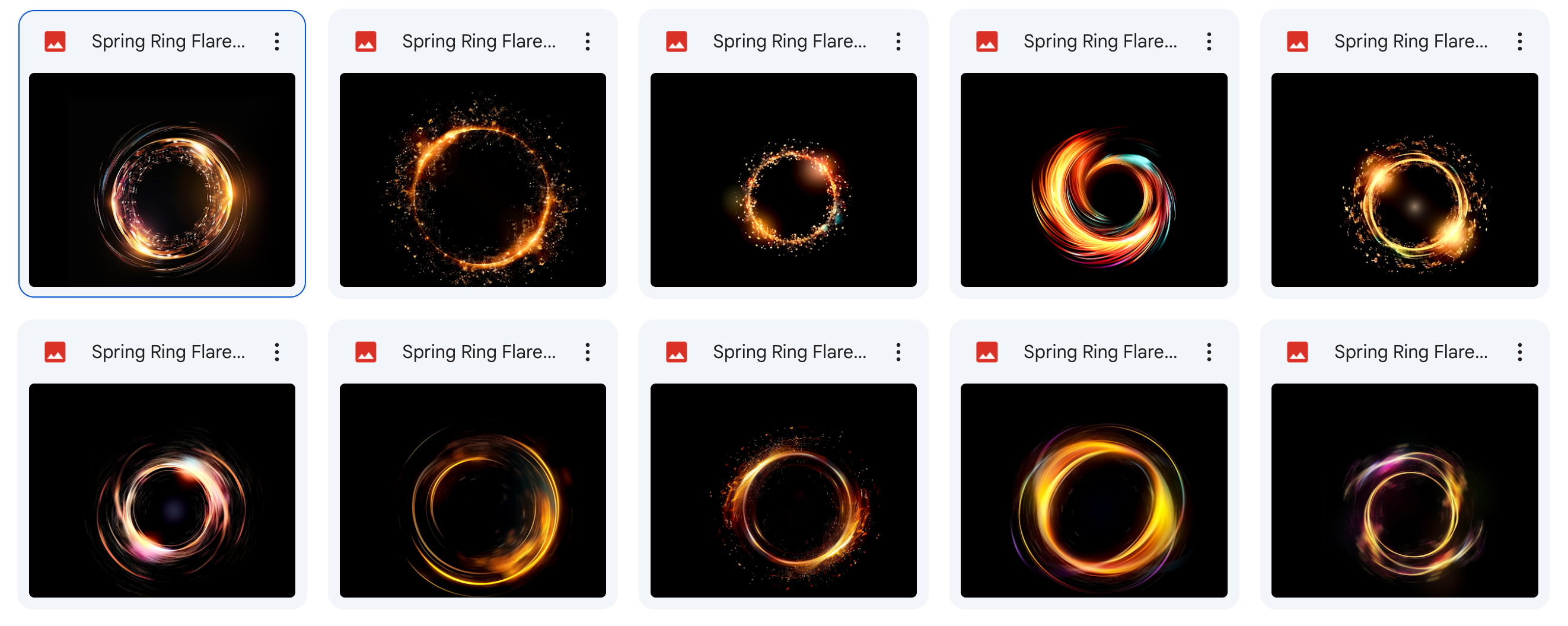Magical Spring Ring Flares - Meg Bitton Productions