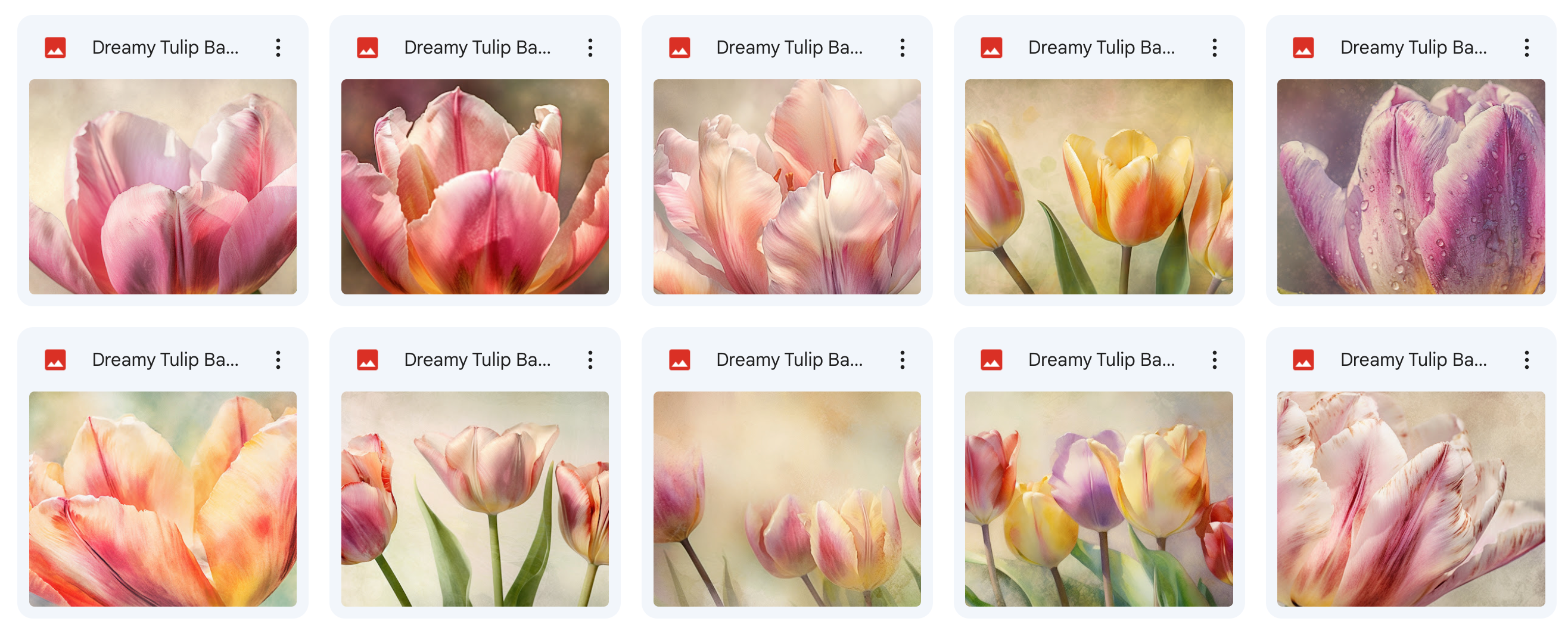 Magical Dreamy Tulip Textures - Meg Bitton Productions