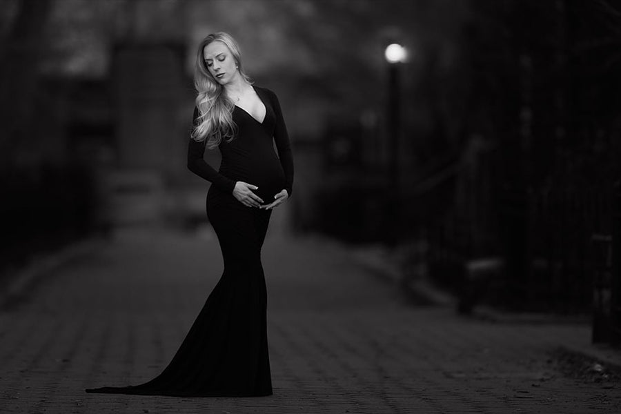 Black and White Maternity