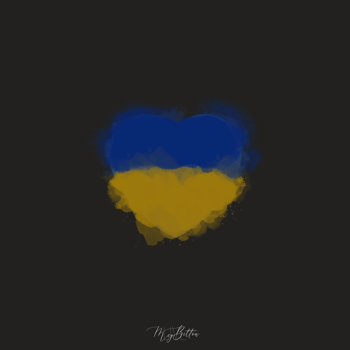 Ukraine Heart Overlay...From Meg to You - Meg Bitton Productions