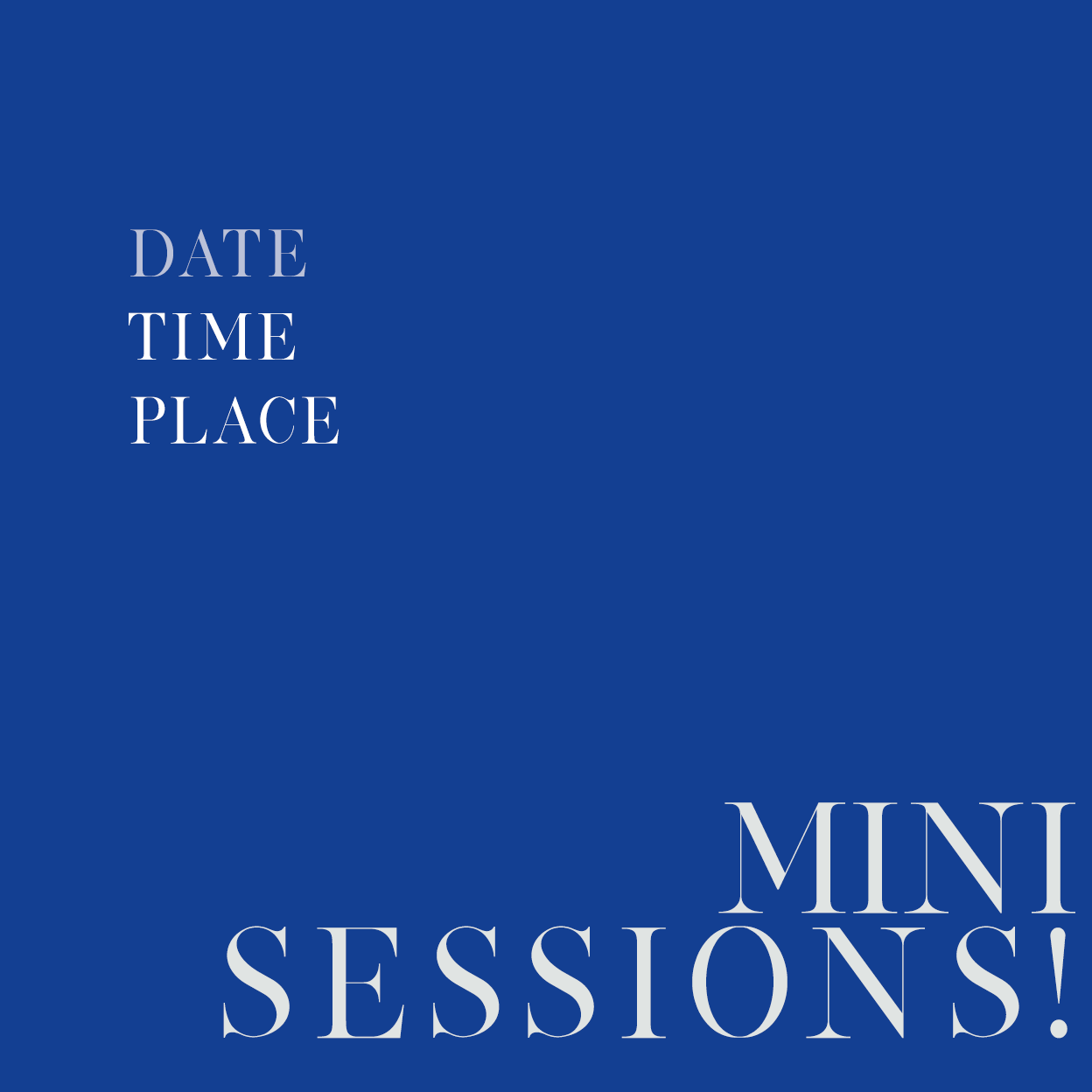 Blue Mod Mini Sessions Marketing Template - Meg Bitton Productions