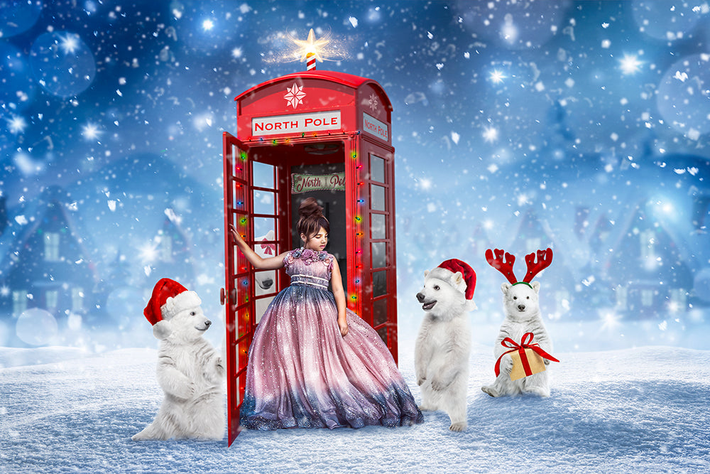 North Pole Phone Booth - Meg Bitton Productions