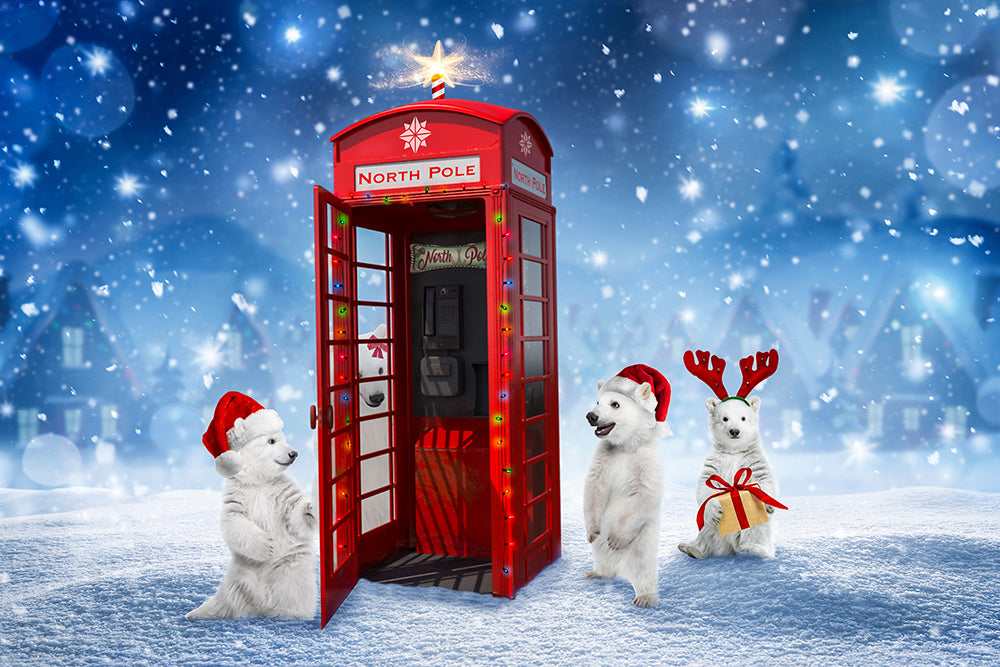 North Pole Phone Booth - Meg Bitton Productions