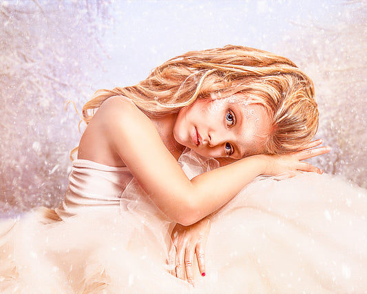 Painterly Snow Princess - Meg Bitton Productions
