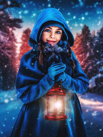 Vibrant Winter Portrait - Meg Bitton Productions