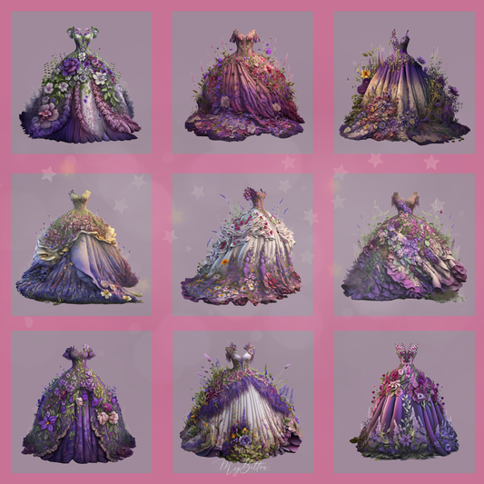 Fairytale Wildflower Gowns - Meg Bitton Productions