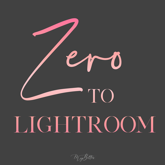 Zero to Lightroom - Meg Bitton Productions